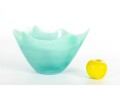 Seafoam Blue Freeform Swirl Vase