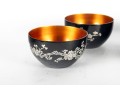 Set Of Four Japanese Lacquerware Bowls