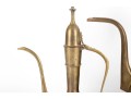 Pair Of Brass Middle Eastern Ewers