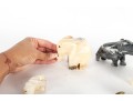 Assorted Elephant Figurine Collection – Stone & Metal
