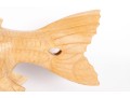 Hand-Carved Wooden Fish Sculpture