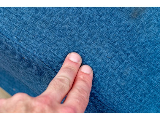 Modern Loveseat With Accent Pillows