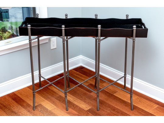 Decorative Tray Top Console