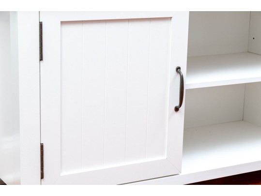 White Console Cabinet