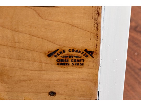 Pair Of Chris Craft Farmhouse Chic Nighstands