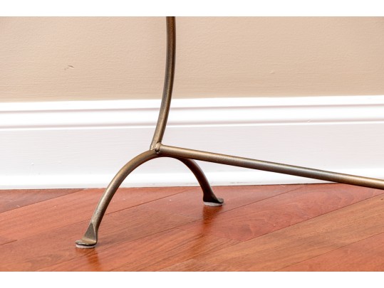 Bronzed Finished Iron Scrolled Towel Rack