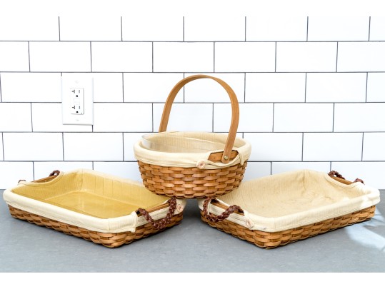 Group Of Three Baskets
