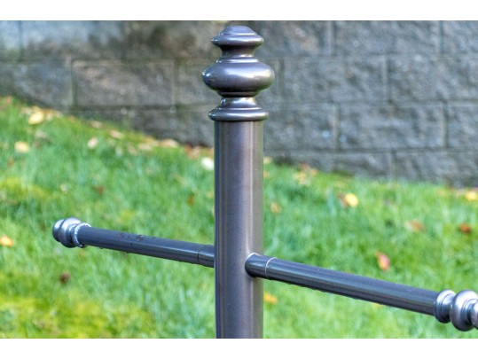 Outdoor Pool Towel Rack, Probably Frontgate