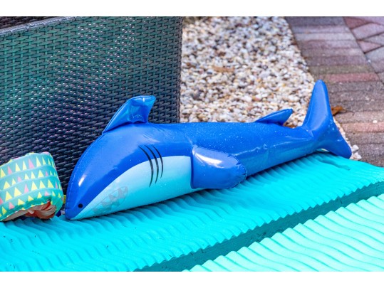 Resin Wicker Pool Caddy, Probably Frontgate 