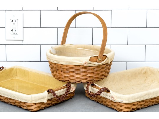 Group Of Three Baskets