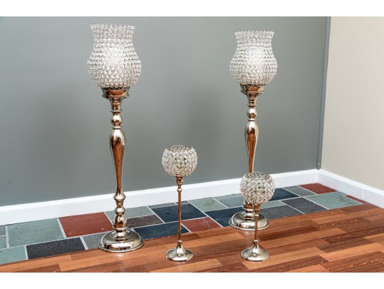 Decorative Collection Of Four Candlestands