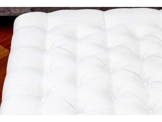 Custom Upholstered Oversized Ottoman