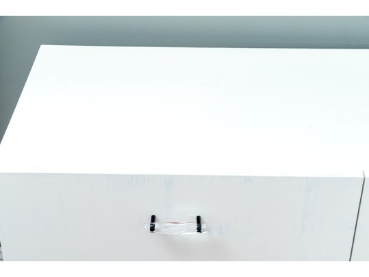 Six Drawer Chest With Lucite Pulls