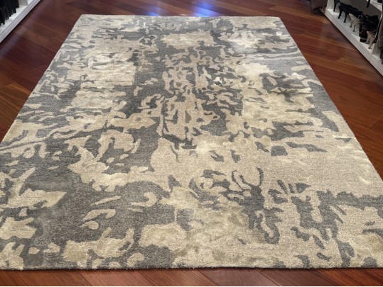 Jaipur Hand Tufted Wool And Viscose Accent Carpet, 5' X 8'