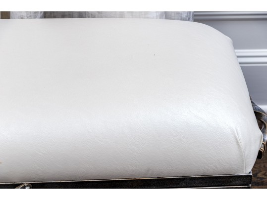 Gothic Style Custom Upholstered Storage Bench