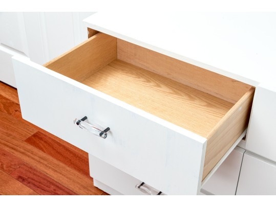 Six Drawer Chest With Lucite Pulls