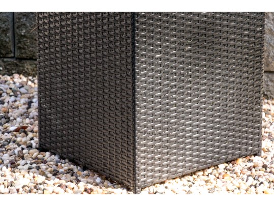 Safavieh Resin Wicker Garbage Bin