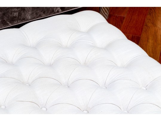 Custom Upholstered Oversized Ottoman