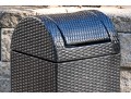 Safavieh Resin Wicker Garbage Bin