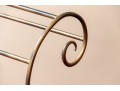 Bronzed Finished Iron Scrolled Towel Rack