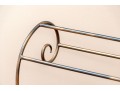 Bronzed Finished Iron Scrolled Towel Rack