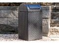 Safavieh Resin Wicker Garbage Bin