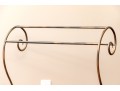 Bronzed Finished Iron Scrolled Towel Rack