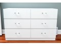 Six Drawer Chest With Lucite Pulls