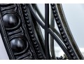 Ebonised Oval Framed Mirror