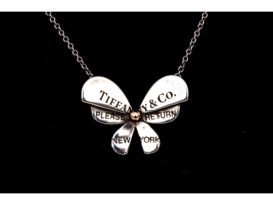Tiffany & Co. Sterling Silver And 18k Yellow Gold 