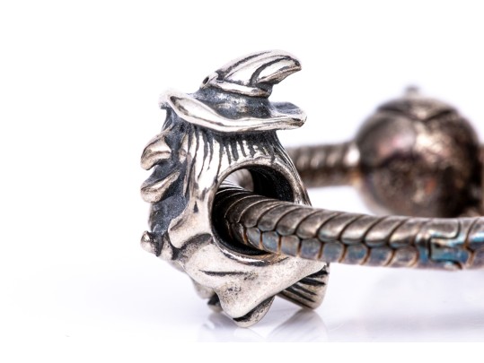 Pandora Sterling Silver Charm Bracelet And Charm Necklace, Including Rare Maple Leaf And Snowflake