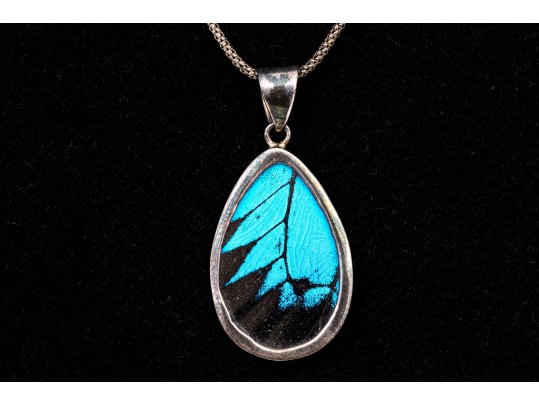 Sterling Silver Collection Of Unique Butterfly Wing Motif Jewelry Pieces