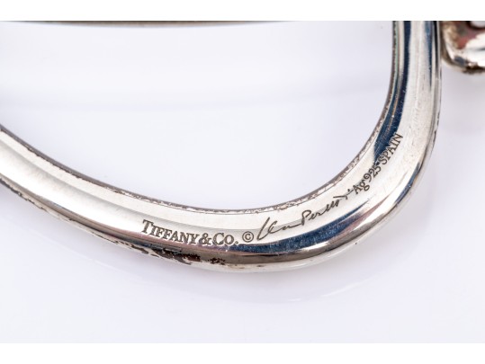 Tiffany & Co. Sterling Silver Elsa Peretti Fabulous Snake Pendant, On Choker