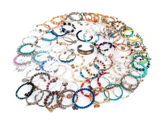 Alex + Ani Extensive Collection Of Vintage 66 And Infused With Energy Bracelets