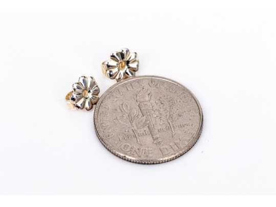 Tiffany & Co. Sterling Silver Pair Of Earring Clutches, New