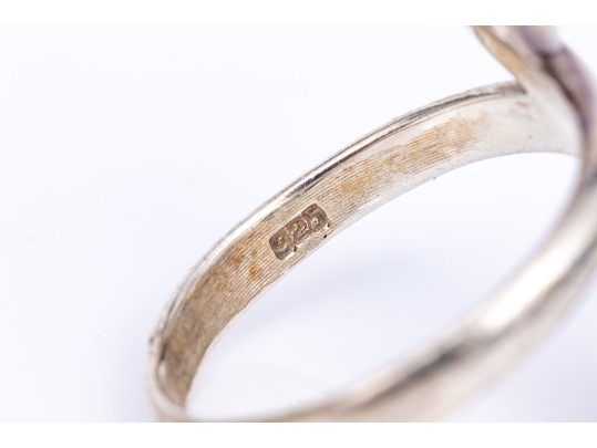 Collection Of Sterling Silver Rings, Sizes 6 To 7