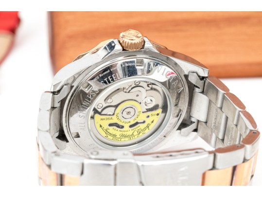 Collection Of Nine Fashion Quartz Watches Plus One Automatic Sport Invicta Watch