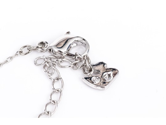 Swarovski Collection Of Three Crystal Set Charm Necklaces