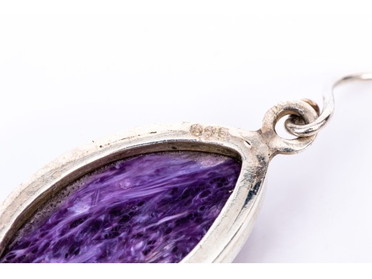 Sterling Silver Collection Of Nineteen Drop Pendant Style Earrings