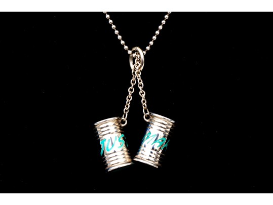 Tiffany & Co. Sterling Silver Unusual Tiffany Blue Enamel 