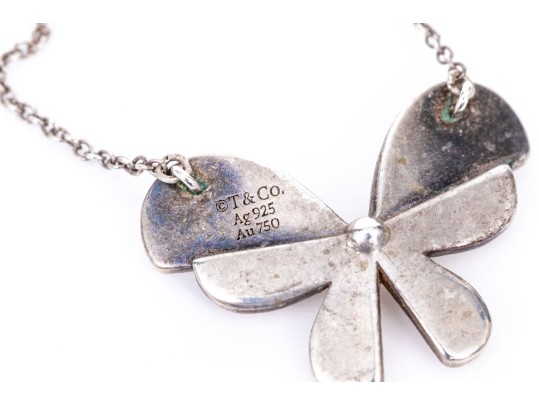 Tiffany & Co. Sterling Silver And 18k Yellow Gold 