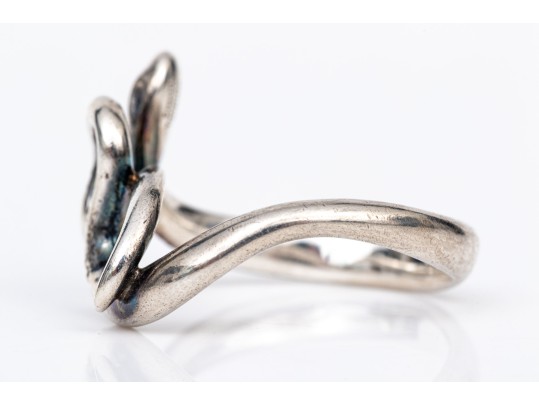 Tiffany & Co. Sterling Silver Elsa Peretti Fabulous Snake Ring, Size 7