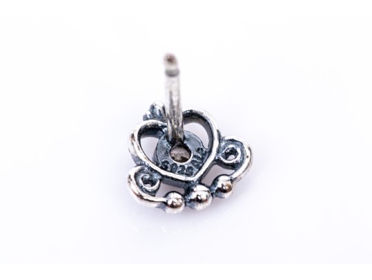 Sterling Silver Collection Of Four Pairs Of Stud Style Earrings