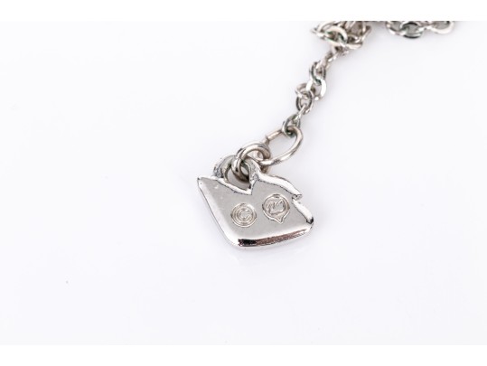 Swarovski Collection Of Three Silver Toned, Crystal Set Necklaces