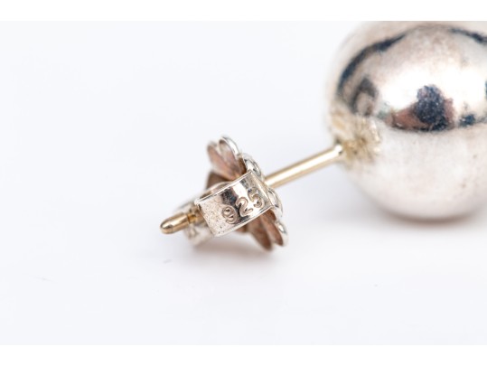 Tiffany & Co. Sterling Silver Classic 10mm Silver Ball Stud Earrings