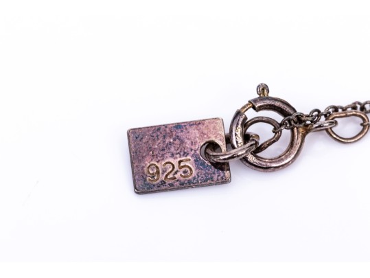 Collection Of Sterling Silver Inspirational Message Charms And Pendants, Including Be U, On Chains