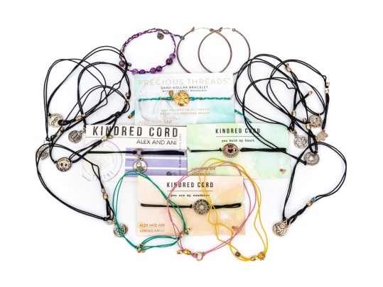 Alex + Ani Collection Of Pull Cord Bracelets, Including Kindred Cord And Precious Threads Styles