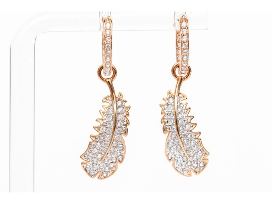 Swarovski Quartet Of Crystal Set Earrings, Stud And Drop Pendant Styles, Boxed