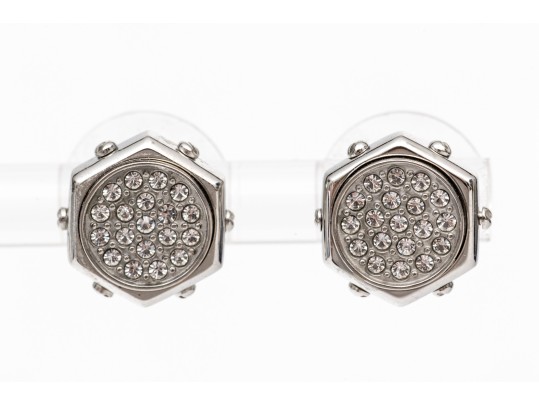 Swarovski Quartet Of Crystal Set Earrings, Stud And Drop Pendant Styles, Boxed