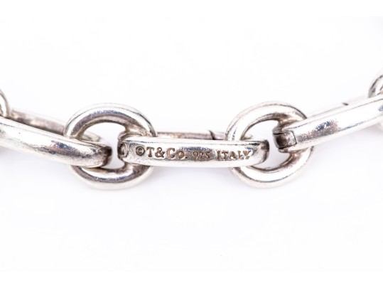 Tiffany & Co. Sterling Silver Amazing Convertible Charm Link Style Bracelet